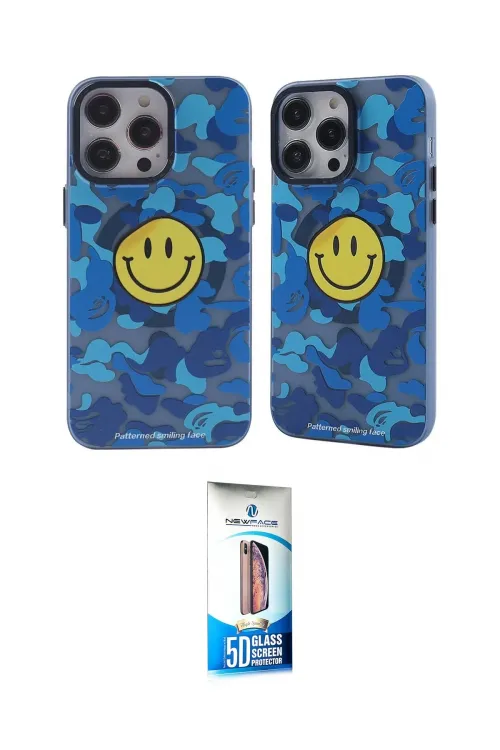 ieg™ iPhone 12 Pro Max Kılıf Nova Doku Koleksiyonu - Siyah 5D Eko Cam Ekran Koruyucu