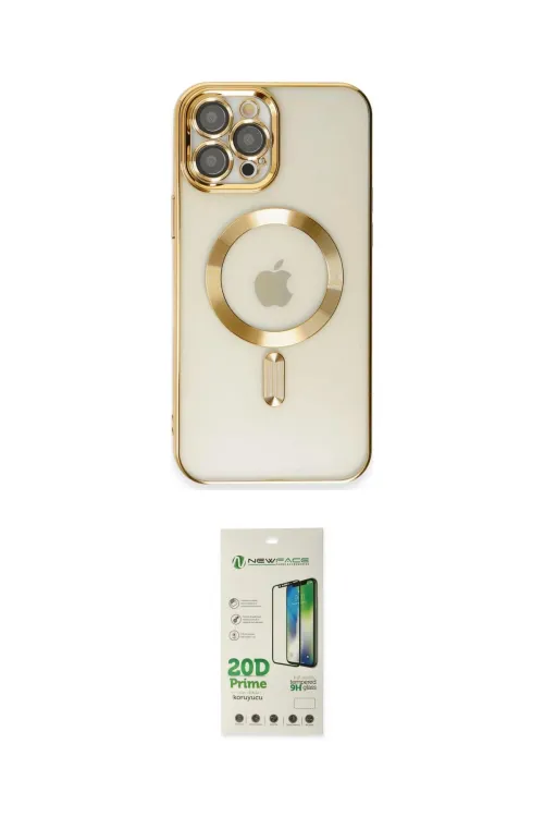ieg™ iPhone 12 Pro Max Kılıf Nova Işık Özel Seri - Siyah 20D Premium Cam Ekran Koruyucu