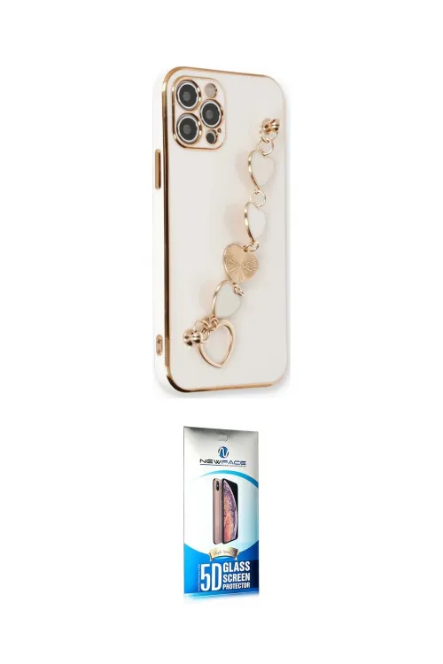 ieg™ iPhone 12 Pro Max Kılıf Nova Işık Prime - Siyah 5D Eko Cam Ekran Koruyucu