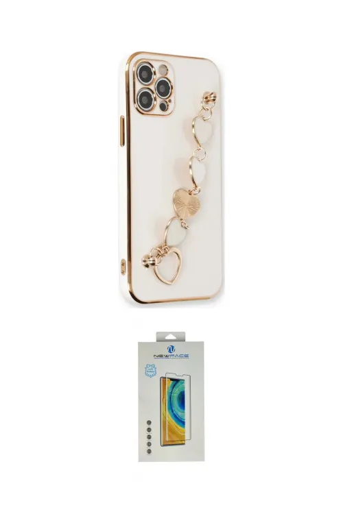 ieg™ iPhone 12 Pro Max Kılıf Nova Işık Prime - Siyah Polymer Nano Ekran Koruyucu