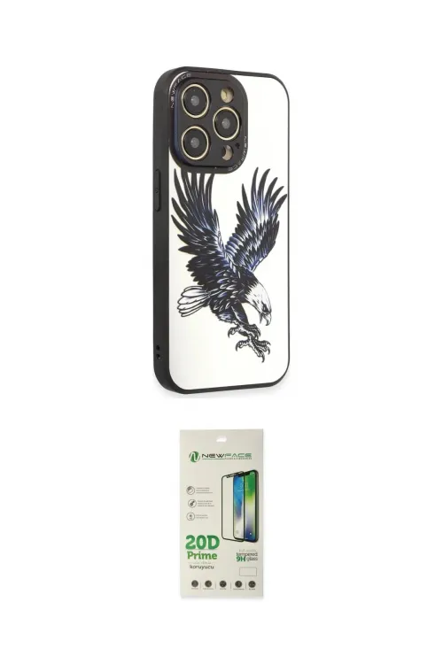 ieg™ iPhone 12 Pro Max Kılıf Odak Klasik Serisi - Siyah 20D Premium Cam Ekran Koruyucu