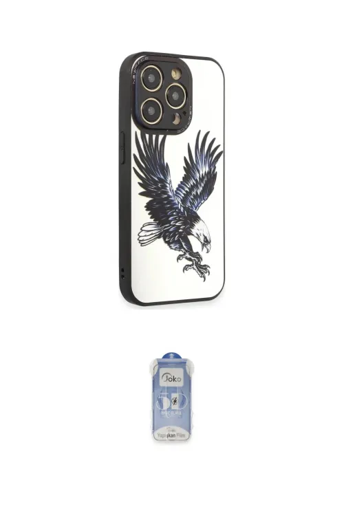 ieg™ iPhone 12 Pro Max Kılıf Odak Klasik Serisi - Siyah Joko Magic 5D Cam