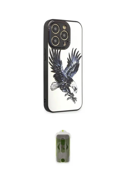 ieg™ iPhone 12 Pro Max Kılıf Odak Klasik Serisi - Siyah Joko Magic 5D Hayalet Cam