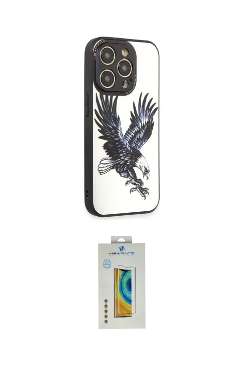 ieg™ iPhone 12 Pro Max Kılıf Odak Klasik Serisi - Siyah Polymer Nano Ekran Koruyucu
