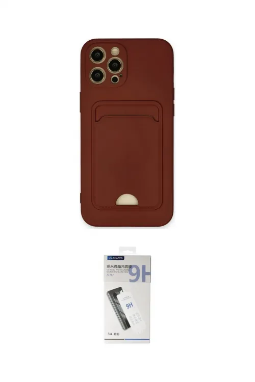 ieg™ iPhone 12 Pro Max Kılıf Vadi Çizgi Prime - Şeffaf Uv Polymer Nano Ekran Koruyucu