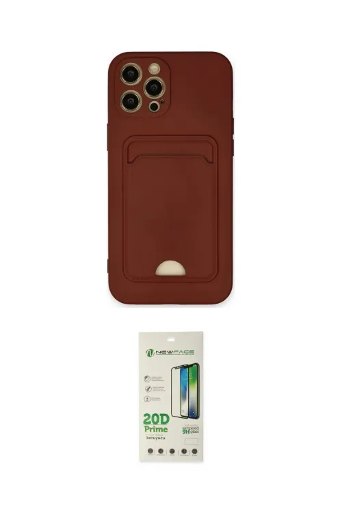 ieg™ iPhone 12 Pro Max Kılıf Vadi Çizgi Prime - Siyah 20D Premium Cam Ekran Koruyucu