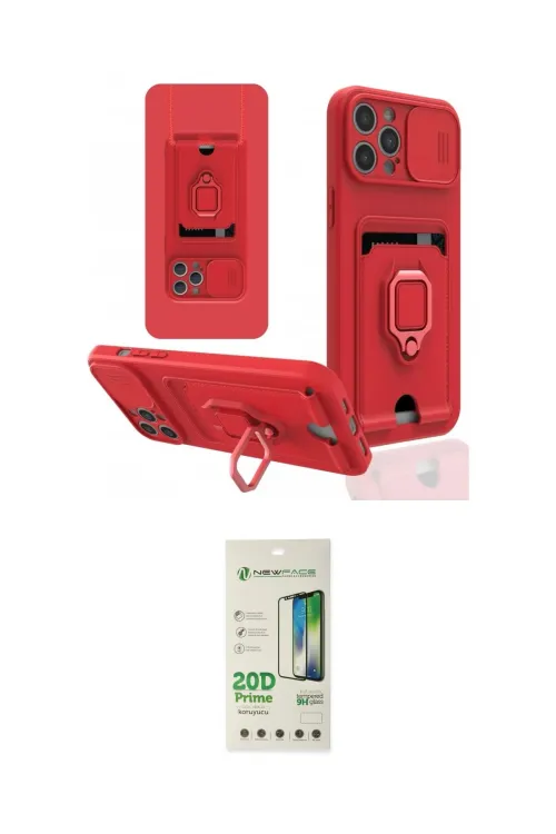 ieg™ iPhone 12 Pro Max Kılıf Vadi Form Prime - Siyah 20D Premium Cam Ekran Koruyucu