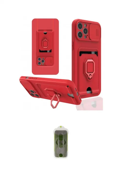 ieg™ iPhone 12 Pro Max Kılıf Vadi Form Prime - Siyah Joko Magic 5D Hayalet Cam