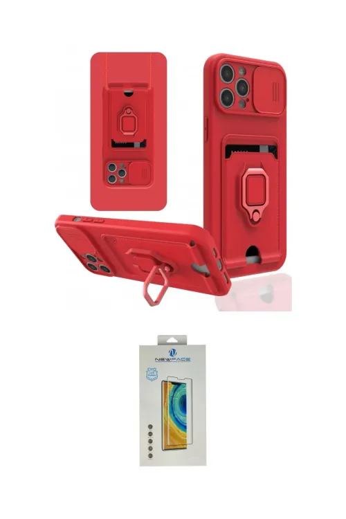 ieg™ iPhone 12 Pro Max Kılıf Vadi Form Prime - Siyah Polymer Nano Ekran Koruyucu