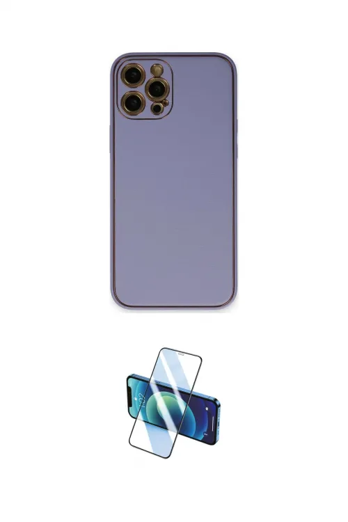 ieg™ iPhone 12 Pro Max Kılıf Yadigar Klasik - Siyah 3D Antistatik Seramik Nano Ekran Koruyucu