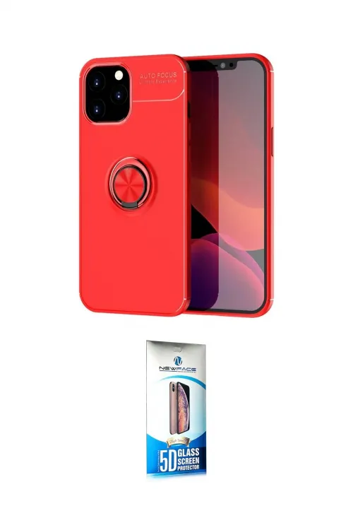 ieg™ iPhone 12 Pro Max Kılıf Yankı Form Prime - Siyah 5D Eko Cam Ekran Koruyucu