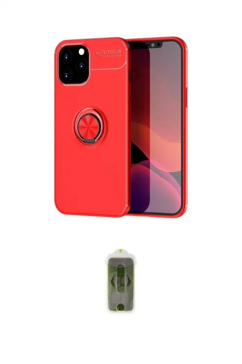 ieg™ iPhone 12 Pro Max Kılıf Yankı Form Prime - Siyah Joko Magic 5D Hayalet Cam