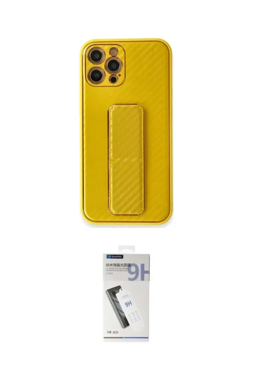 ieg™ iPhone 12 Pro Max Kılıf Yörünge Yansıma - Şeffaf Uv Polymer Nano Ekran Koruyucu