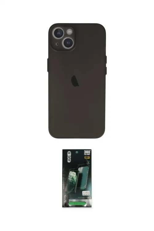 ieg™ iPhone 13 Kılıf Yadigar Yansıma Serisi - Şeffaf 360 Full Body Arka Koruyucu