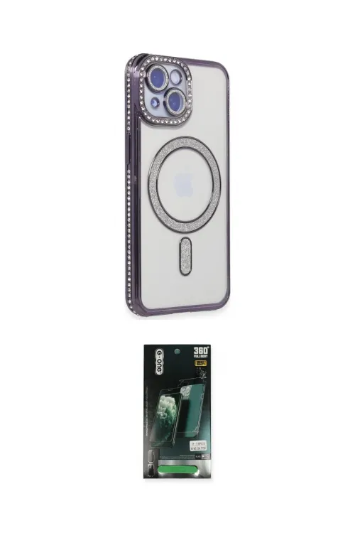 ieg™ iPhone 13 Kılıf Zirve Doku Prime - Şeffaf 360 Full Body Arka Koruyucu