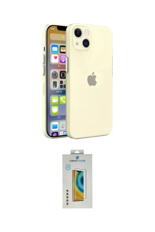 ieg™ iPhone 13 Mini Kılıf Atlas Minimal Prime - Siyah Polymer Nano Ekran Koruyucu