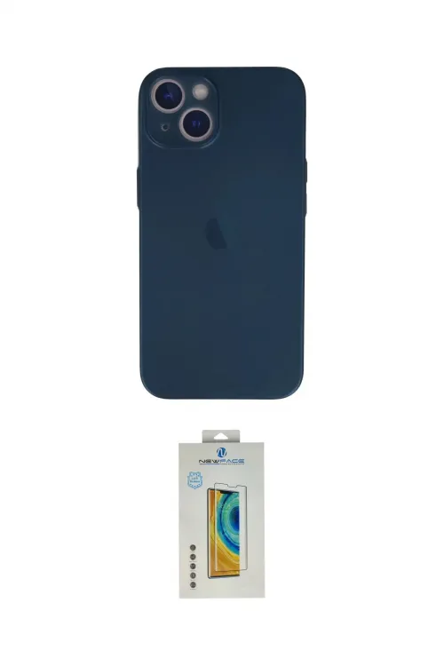 ieg™ iPhone 13 Mini Kılıf Yadigar Yansıma Serisi - Siyah Polymer Nano Ekran Koruyucu