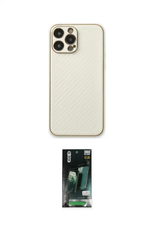 ieg™ iPhone 13 Pro Kılıf Ahenk Işık - Şeffaf 360 Full Body Arka Koruyucu