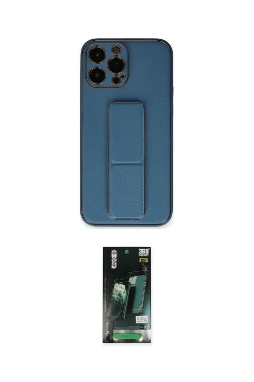 ieg™ iPhone 13 Pro Kılıf Akış Doku - Şeffaf 360 Full Body Arka Koruyucu