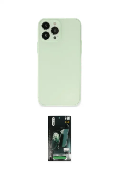 ieg™ iPhone 13 Pro Kılıf Atlas Minimal Prime - Şeffaf 360 Full Body Arka Koruyucu