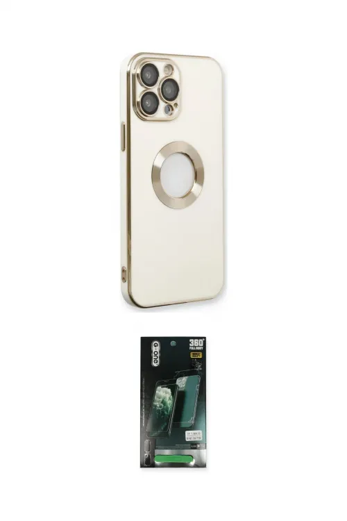 ieg™ iPhone 13 Pro Kılıf İz Form Serisi - Şeffaf 360 Full Body Arka Koruyucu
