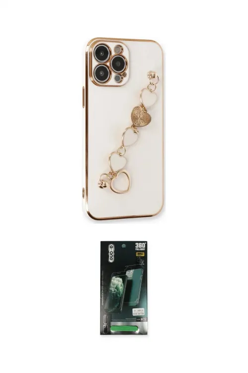 ieg™ iPhone 13 Pro Kılıf Nova Işık Prime - Şeffaf 360 Full Body Arka Koruyucu