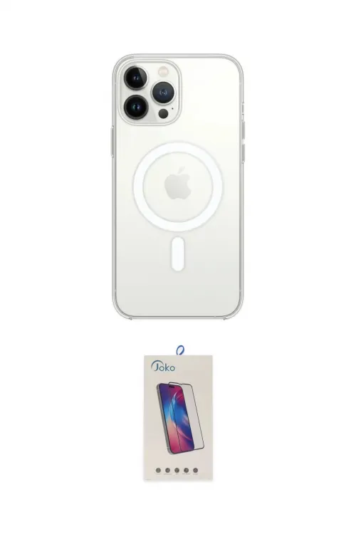 ieg™ iPhone 13 Pro Max Kılıf Ahenk Yansıma Prime - Siyah Joko 5D Cam