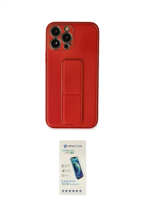 ieg™ iPhone 13 Pro Max Kılıf Akış Doku - Şeffaf Pasifik Cam Ekran Koruyucu