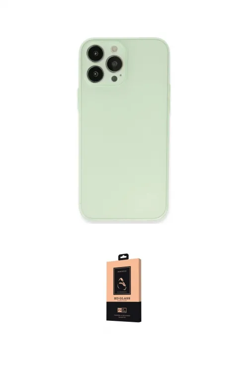 ieg™ iPhone 13 Pro Max Kılıf Atlas Minimal Prime - Şeffaf Maxco Cam Ekran Koruyucu