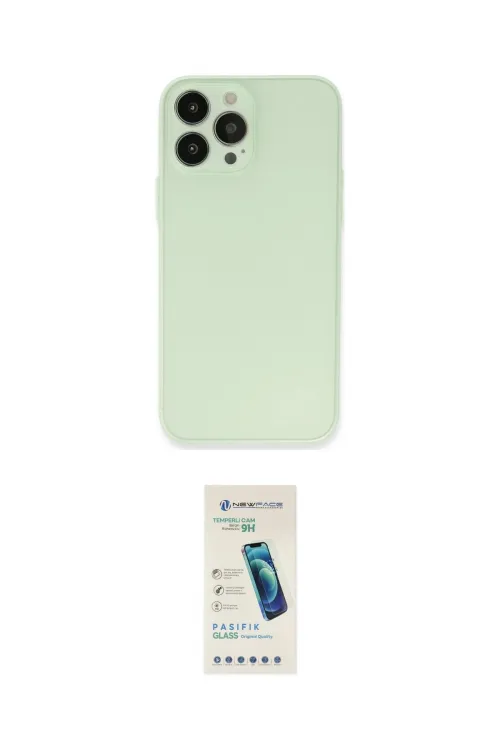 ieg™ iPhone 13 Pro Max Kılıf Atlas Minimal Prime - Şeffaf Pasifik Cam Ekran Koruyucu