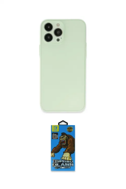 ieg™ iPhone 13 Pro Max Kılıf Atlas Minimal Prime - Siyah 18D Cam Ekran Koruyucu