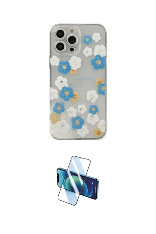 ieg™ iPhone 13 Pro Max Kılıf Eksen Asil Prime - Siyah 3D Antistatik Cam Ekran Koruyucu