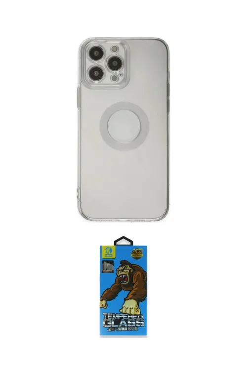 ieg™ iPhone 13 Pro Max Kılıf Kutup Klasik - Siyah 18D Cam Ekran Koruyucu