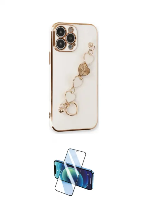 ieg™ iPhone 13 Pro Max Kılıf Nova Işık Prime - Siyah 3D Antistatik Cam Ekran Koruyucu