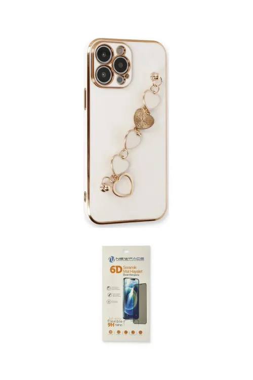 ieg™ iPhone 13 Pro Max Kılıf Nova Işık Prime - Siyah 6D Mat Seramik Hayalet Nano Ekran Koruyucu