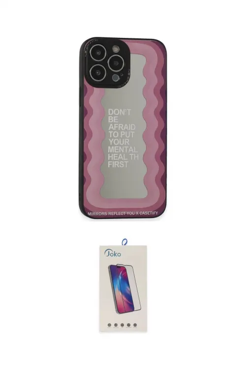 ieg™ iPhone 13 Pro Max Kılıf Odak Klasik Serisi - Siyah Joko 5D Cam