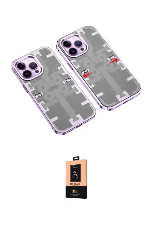 ieg™ iPhone 13 Pro Max Kılıf Ufuk Doku Prime - Şeffaf Maxco Cam Ekran Koruyucu