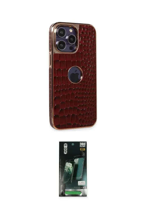 ieg™ iPhone 13 Pro Max Kılıf Ufuk Form Prime - Şeffaf 360 Full Body Arka Koruyucu