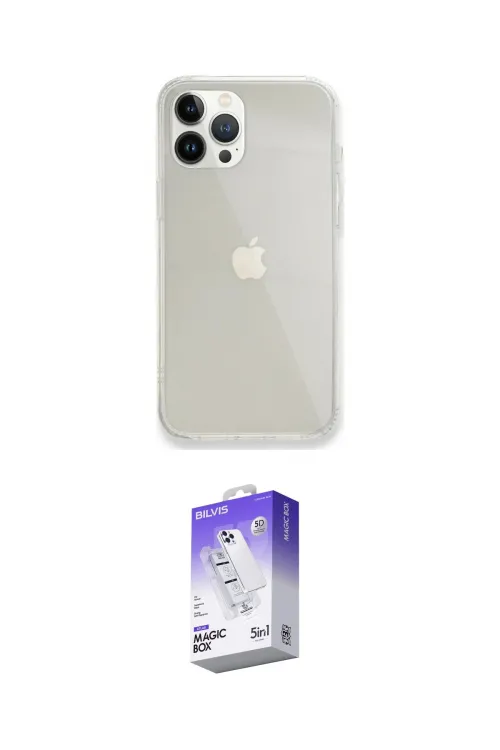 ieg™ iPhone 13 Pro Max Kılıf Vadi Asil Prime - Siyah Bilvis 5in1 3D Magic Cam Ekran Koruyucu