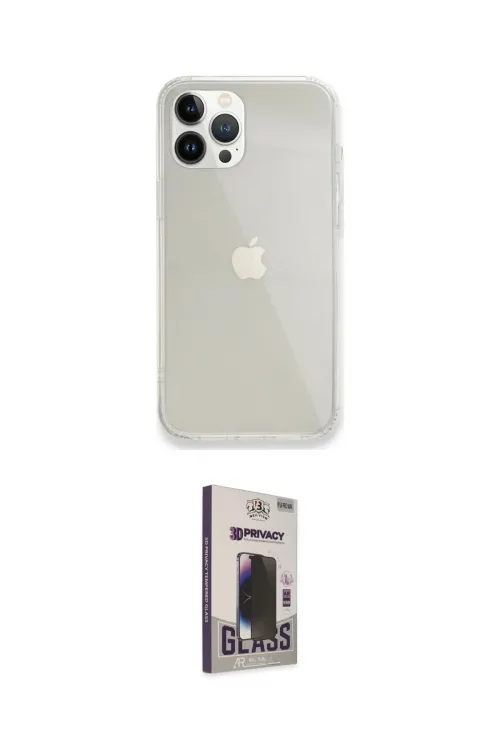 ieg™ iPhone 13 Pro Max Kılıf Vadi Asil Prime - Siyah Bilvis Hayalet Cam Ekran Koruyucu