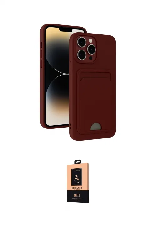 ieg™ iPhone 13 Pro Max Kılıf Vadi Çizgi Prime - Şeffaf Maxco Cam Ekran Koruyucu