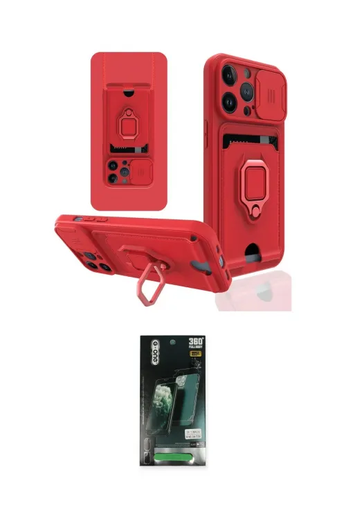 ieg™ iPhone 13 Pro Max Kılıf Vadi Form Prime - Şeffaf 360 Full Body Arka Koruyucu