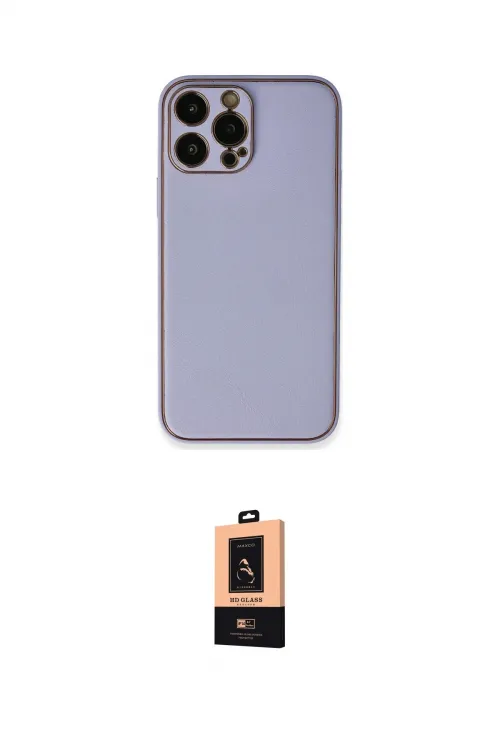 ieg™ iPhone 13 Pro Max Kılıf Yadigar Klasik - Şeffaf Maxco Cam Ekran Koruyucu