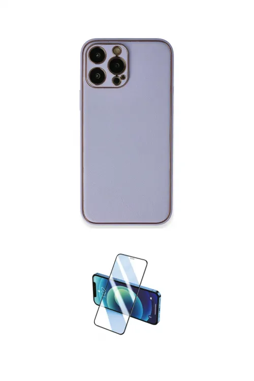 ieg™ iPhone 13 Pro Max Kılıf Yadigar Klasik - Siyah 3D Antistatik Cam Ekran Koruyucu