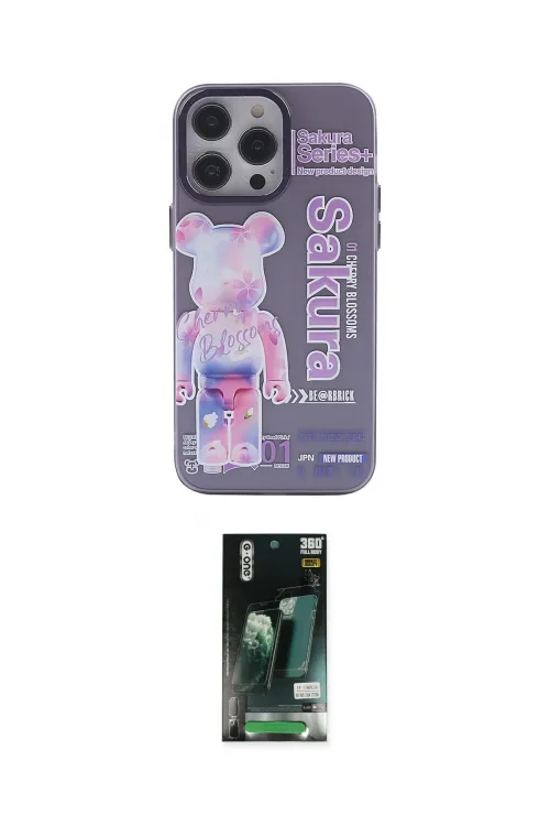 ieg™ iPhone 13 Pro Max Kılıf Zirve Form Özel Seri - Şeffaf 360 Full Body Arka Koruyucu