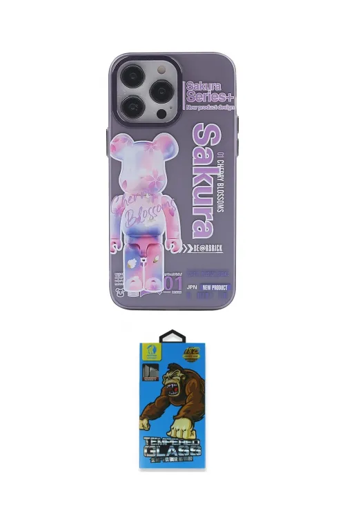 ieg™ iPhone 13 Pro Max Kılıf Zirve Form Özel Seri - Siyah 18D Cam Ekran Koruyucu