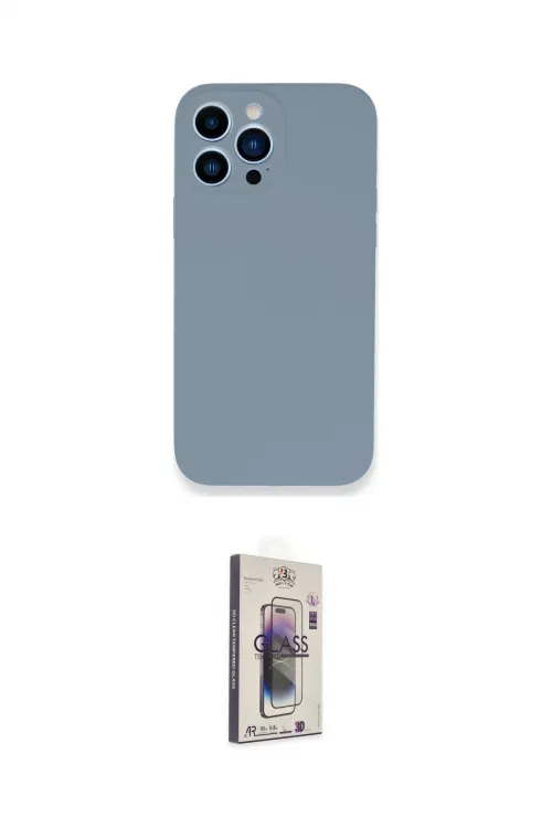 ieg™ iPhone 13 Pro Max Kılıf Zirve Modern Özel Seri - Siyah Bilvis 3D Cam Ekran Koruyucu