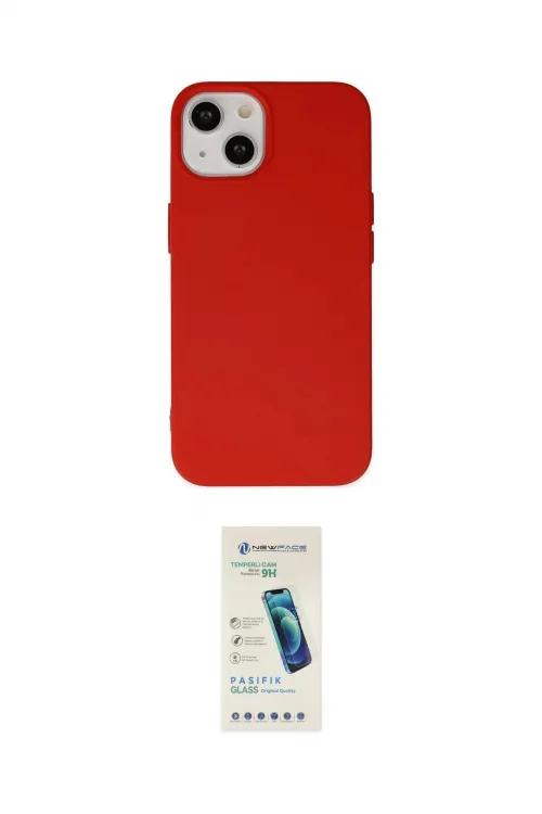 ieg™ iPhone 14 Kılıf Ahenk Serisi - Şeffaf Pasifik Cam Ekran Koruyucu
