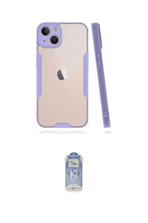 ieg™ iPhone 14 Kılıf Atlas Asil Serisi - Siyah Joko Magic 5D Cam
