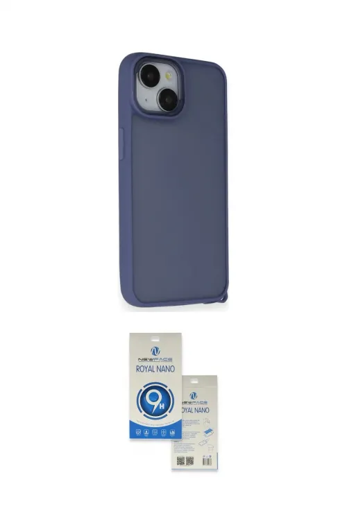 ieg™ iPhone 14 Kılıf Atlas Form - Şeffaf Royal Nano Ekran Koruyucu